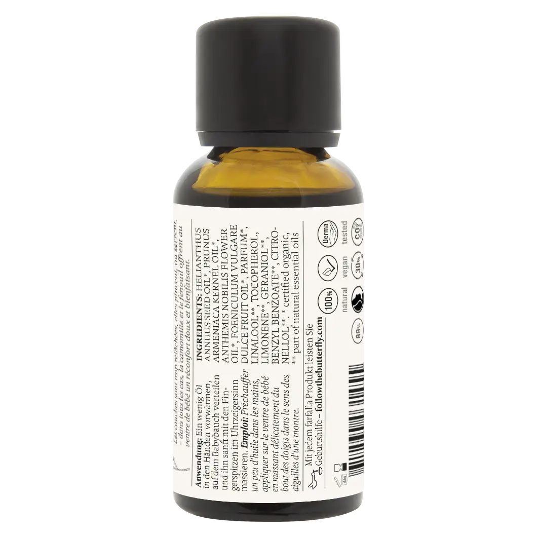 Baby Fenchel Kamille Bäuchleinöl 30ml farfalla Farfalla