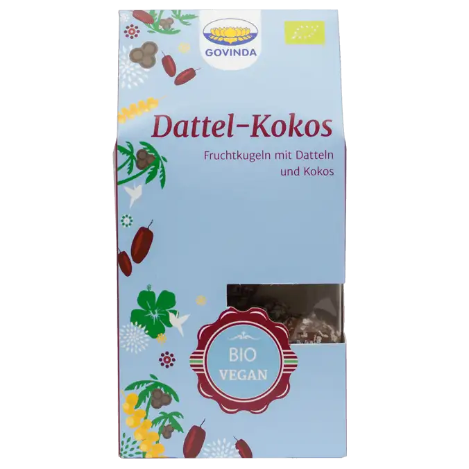 Dattel-Kokos Kugeln 120g Govinda Govinda