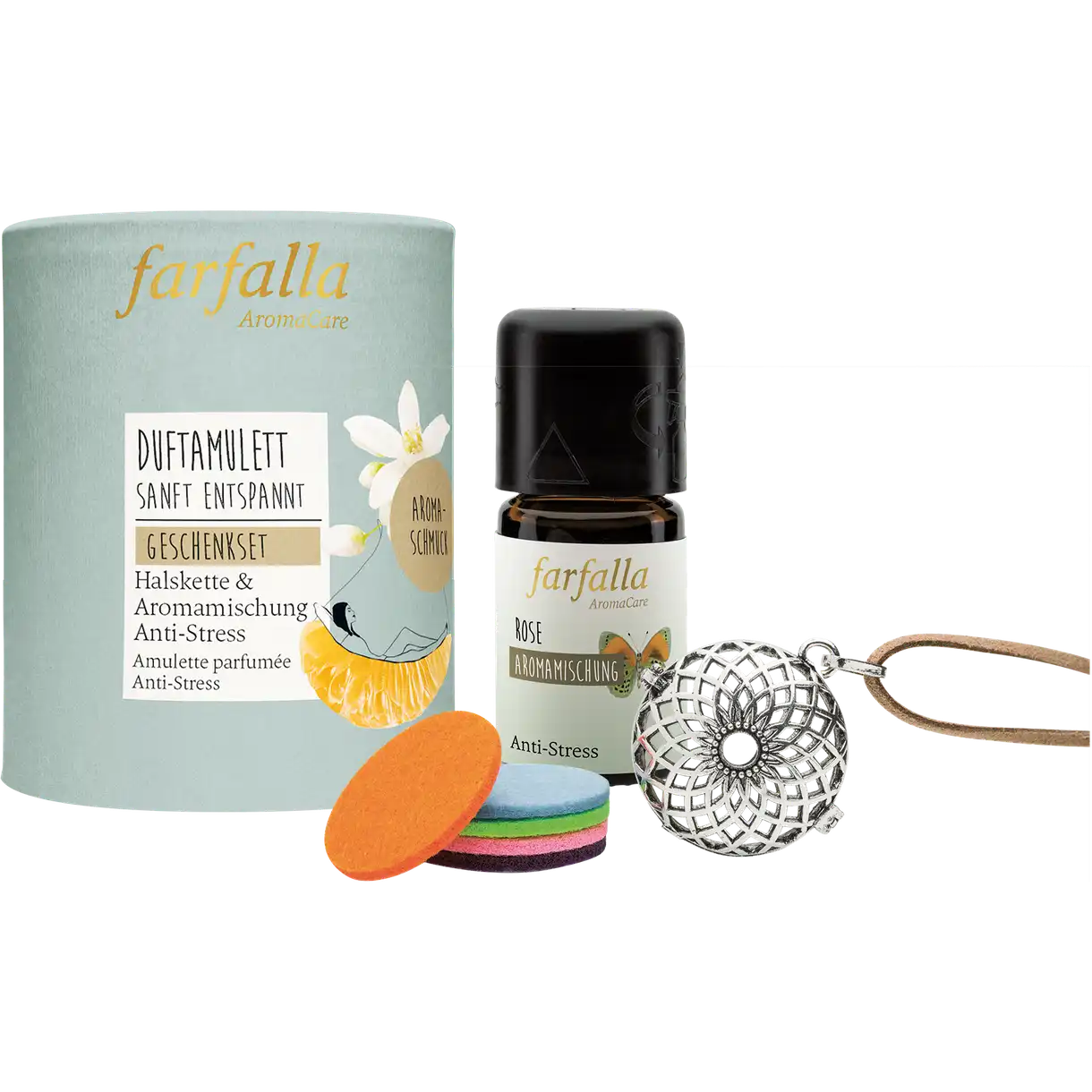 Illatos amulett gyengéden ellazulva