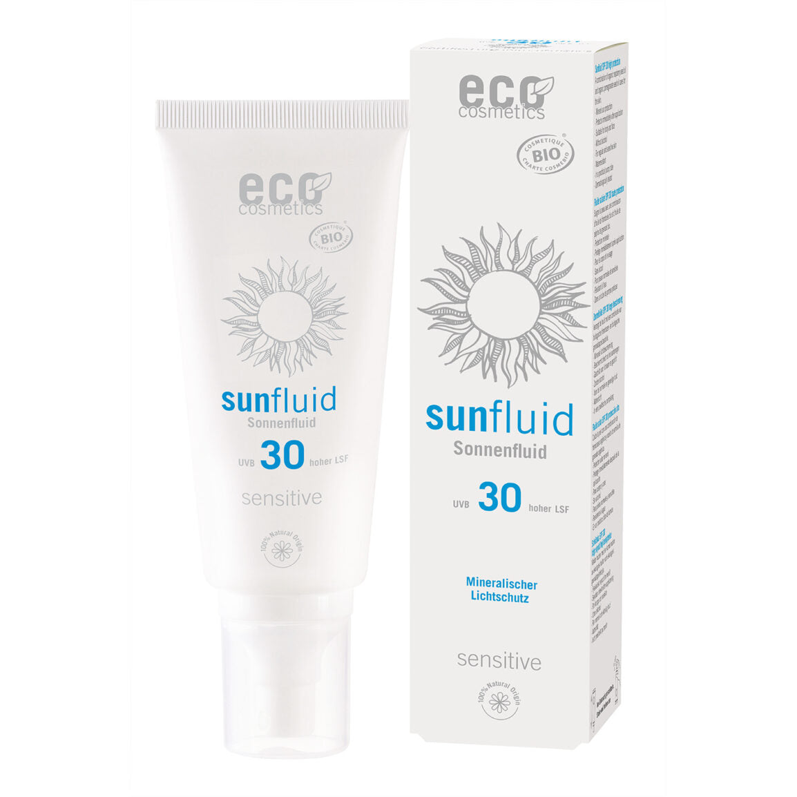 Sonnenfluid Sensitiv LSF 30 100ml Eco Cosmetics