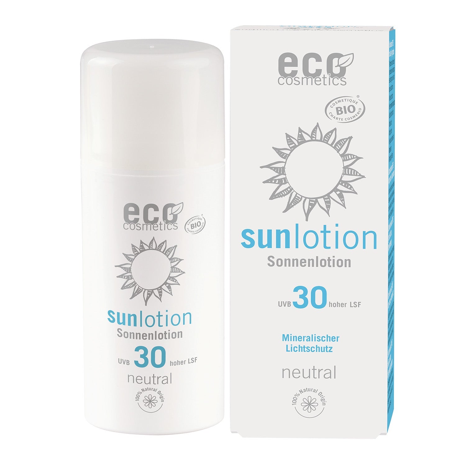 Sonnenlotion Neutral LSF 30 100ml Eco Cosmetics