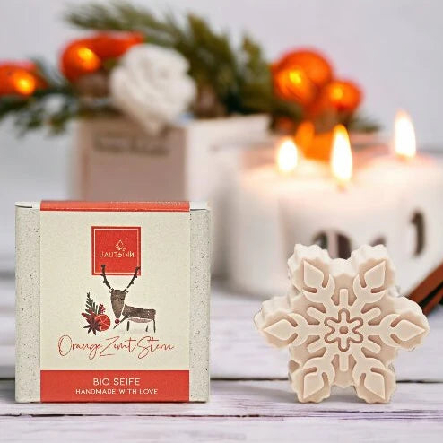 Weihnachtsseife Orange Zimt Stern Hautsinn