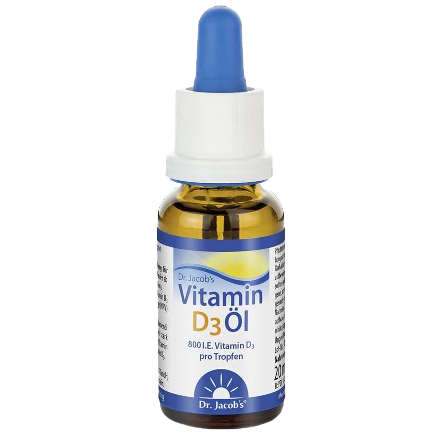 Vitamin D3 Öl 20ml Dr. Jacobs