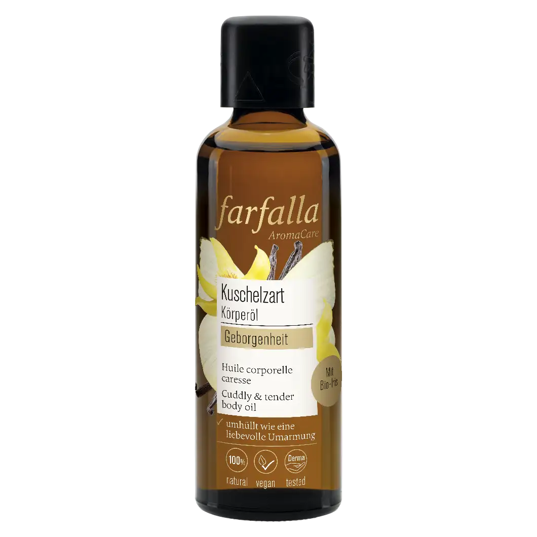 Kuschelzart, Iris, Körperöl 75ml Farfalla