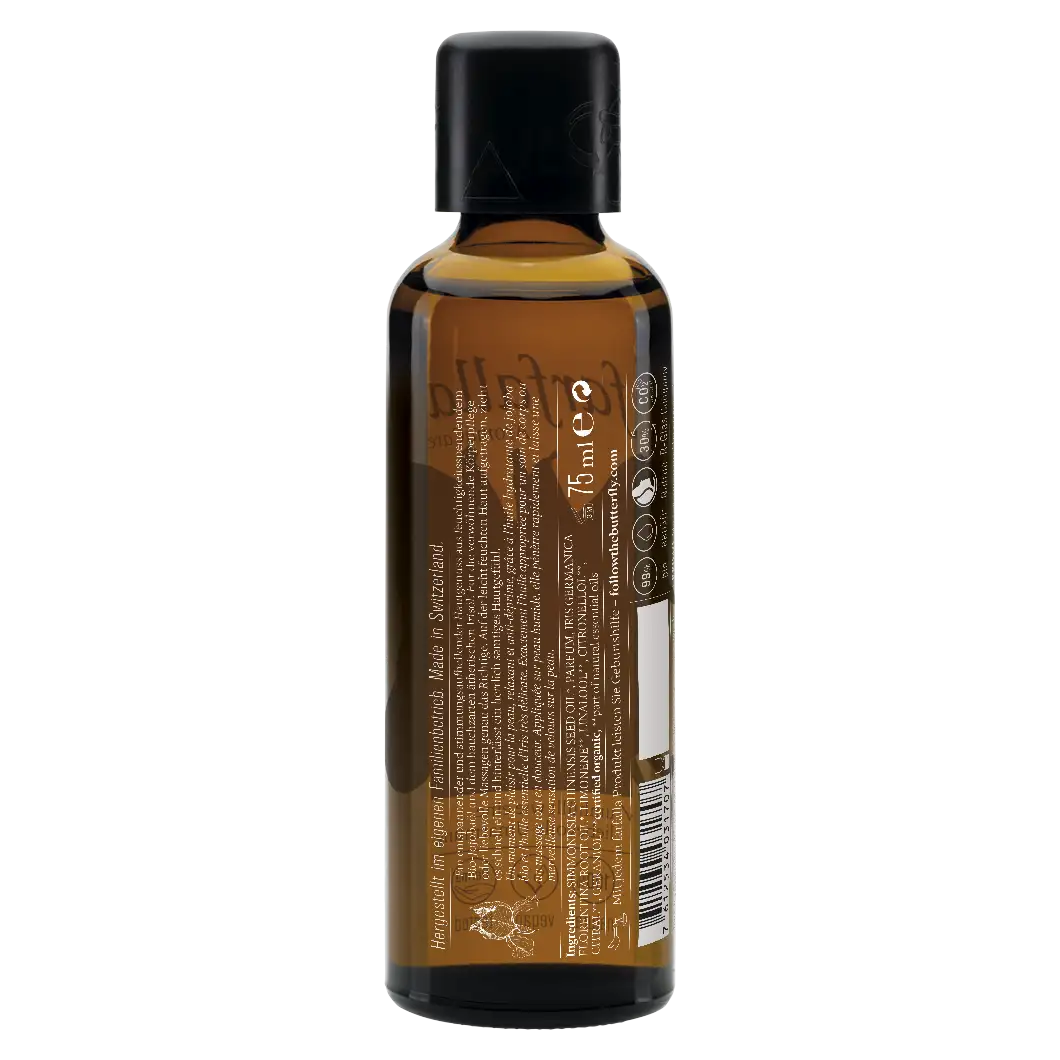 Kuschelzart, Iris, Körperöl 75ml Farfalla