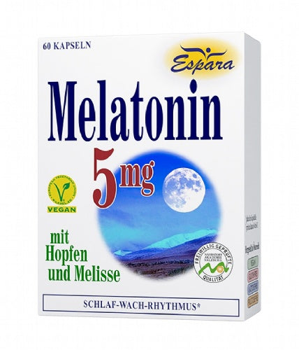 Melatonin 5mg 60 Kapseln Espara
