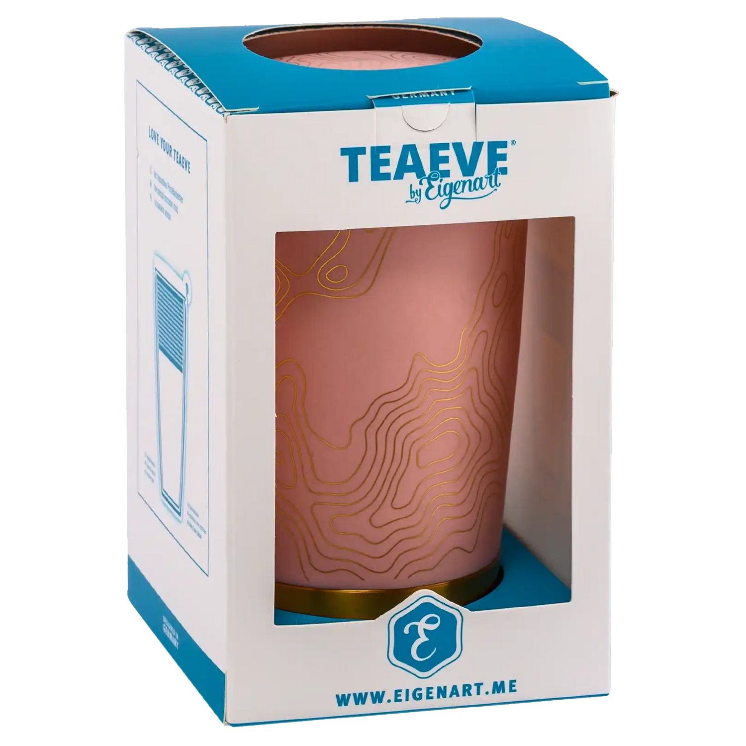 Teetasse mit Sieb und Deckel Nude Teaeve Eigenart