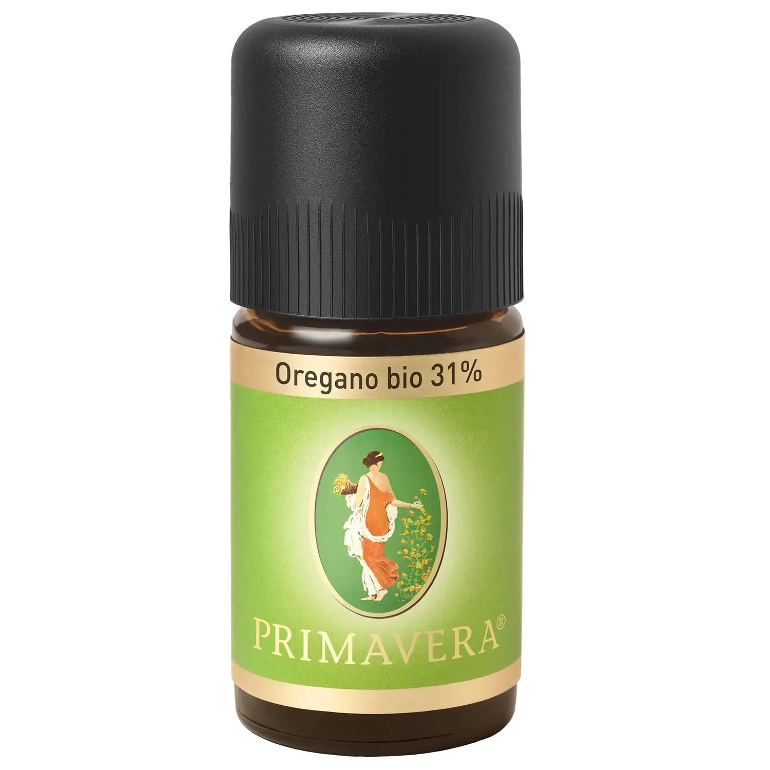 PRIMAVERA Bio ätherisches Öl Oregano 31% (5 ml). Hochwertiges Öl für Aromatherapie und Duftlampen.