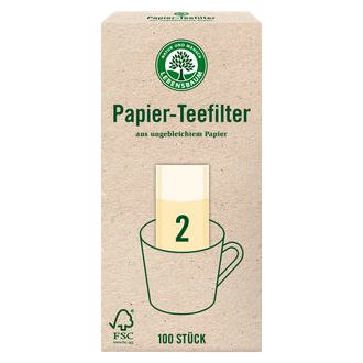 Papier Teefilter 100Stk Lebensbaum