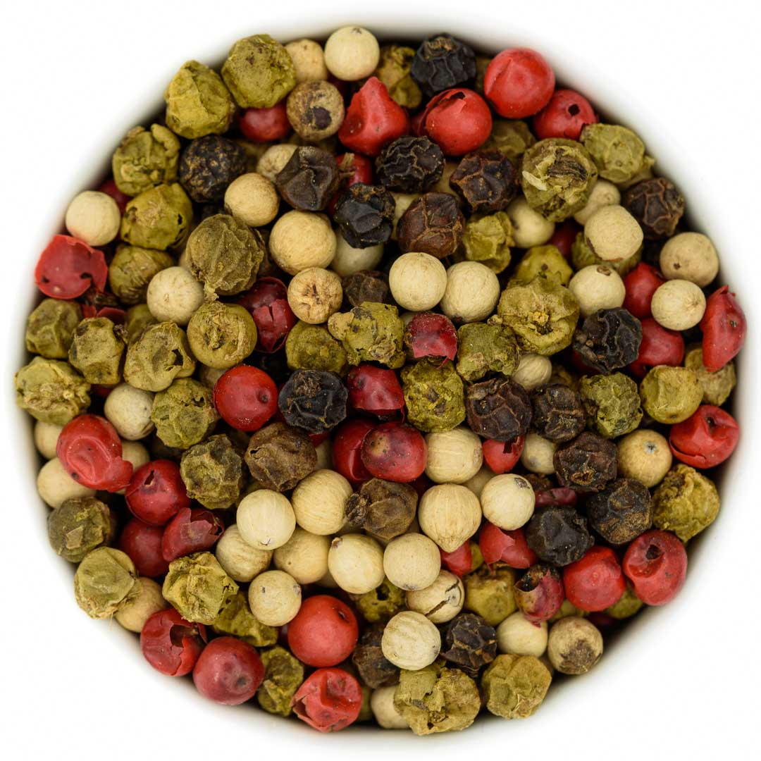 Pfeffer bunt ganz 50g Die Kräuterdrogerie