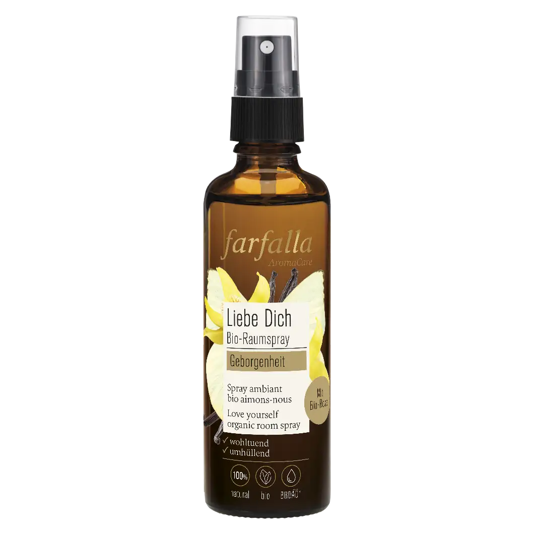 Liebe dich Rose Raumspray 75ml Farfalla