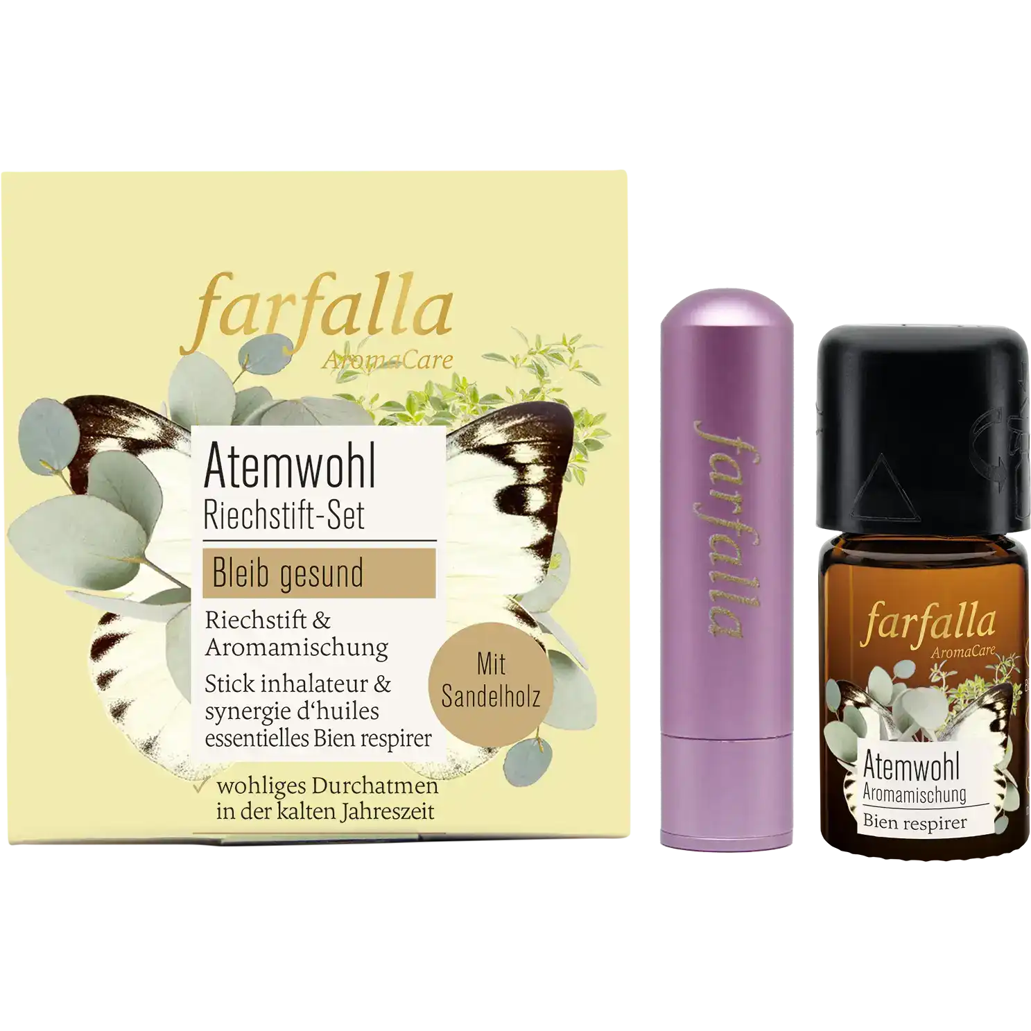 Riechstift Set Atemwohl Farfalla