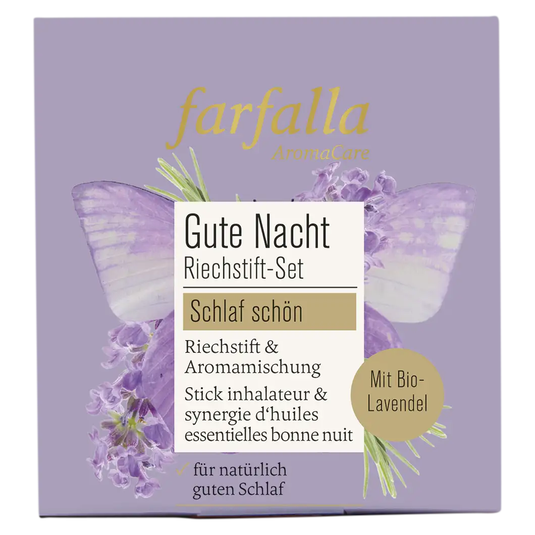 Riechstift Set Gute Nacht, schlaf schön Farfalla