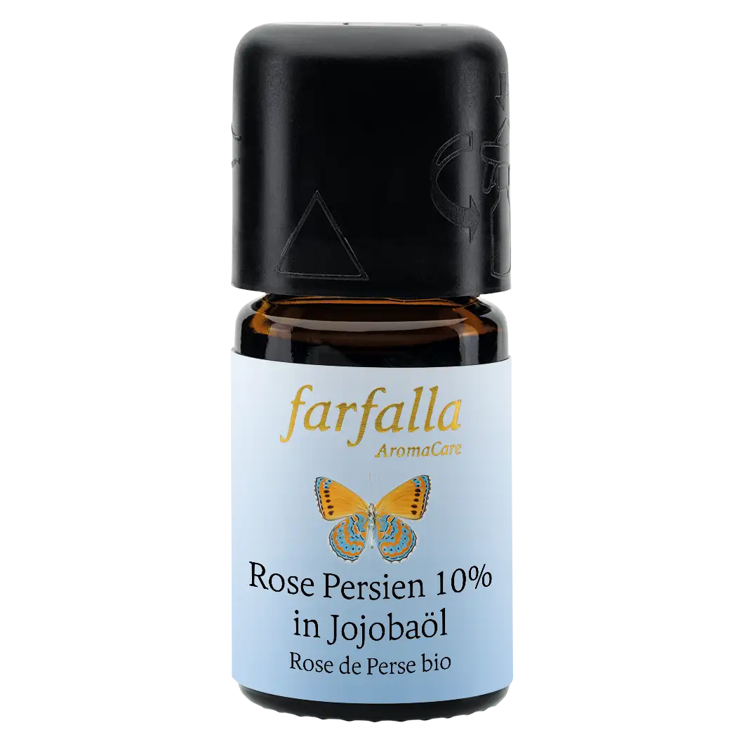 Rose Persien 10% in Jojobaöl bio 5ml Farfalla