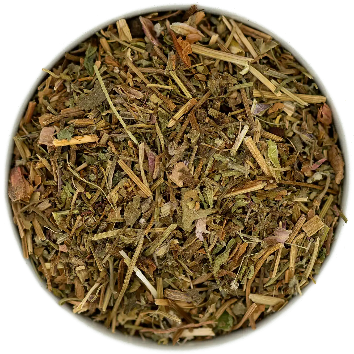 Geschnittenes Ruprechtskraut (Geranium robertianum), auch Storchenschnabel genannt. Natürliches Kraut in Arzneibuchqualität.