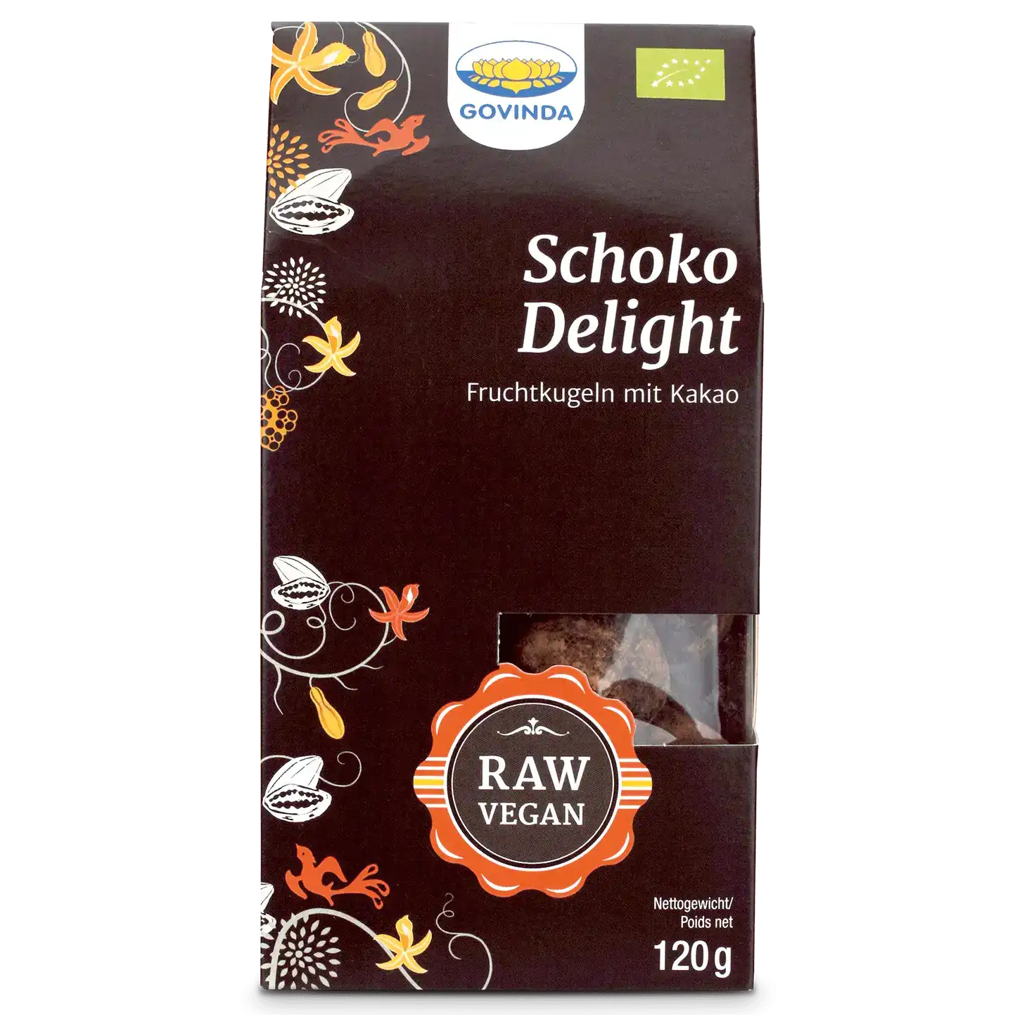 schoko delight Kugeln 120g    govinda Govinda