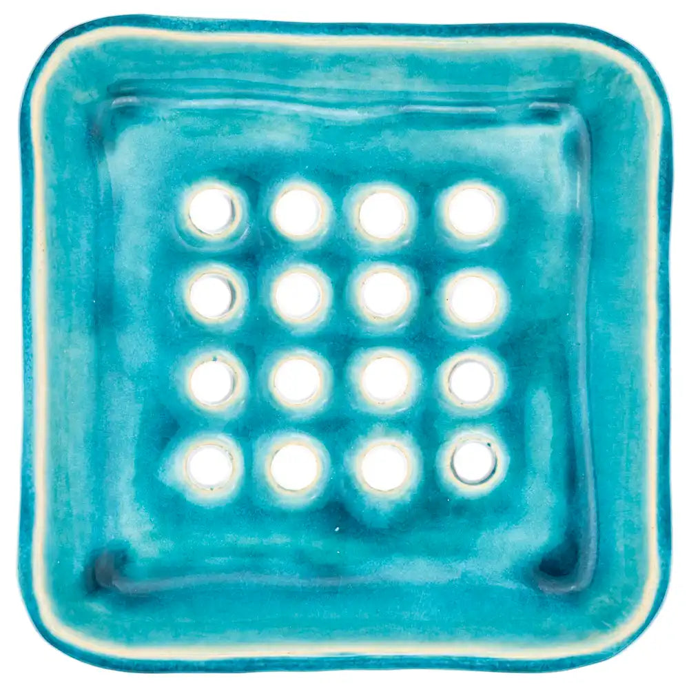 türkiz szappantartó