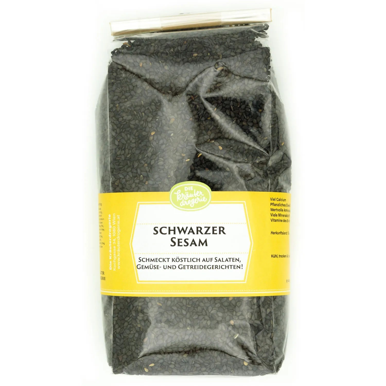 Schwarzer Sesam 400g Die Kräuterdrogerie