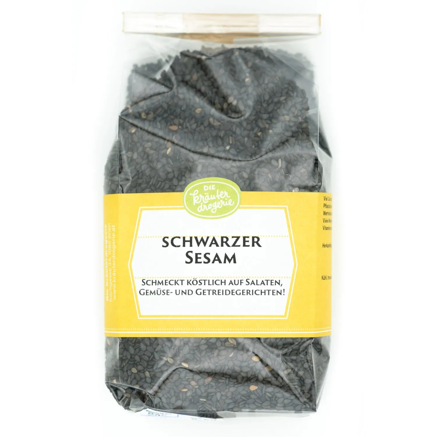 Schwarzer Sesam 200g Die Kräuterdrogerie