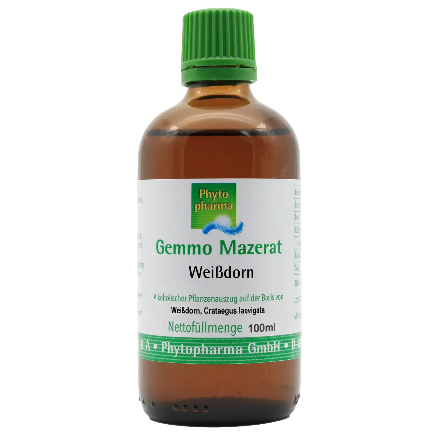 Weißdorn Gemmomazerat 100ml Phytopharma