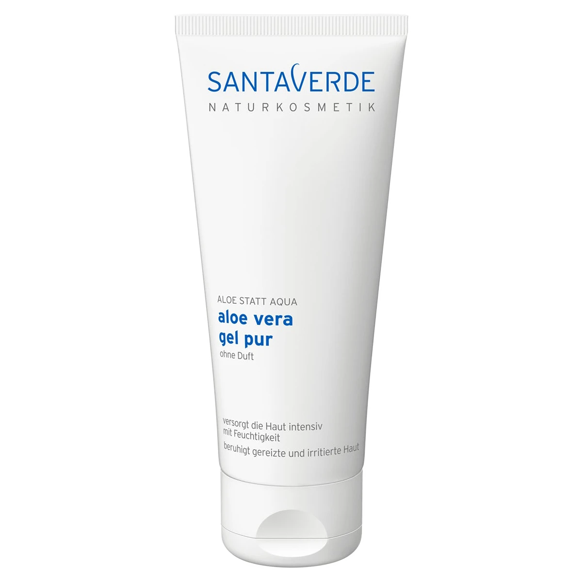 Aloe Vera Gel pur ohne Duft 100ml Santaverde