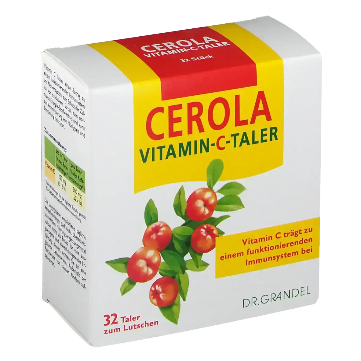 Cerola Vitamin C Tablets 500 mg 32 pieces