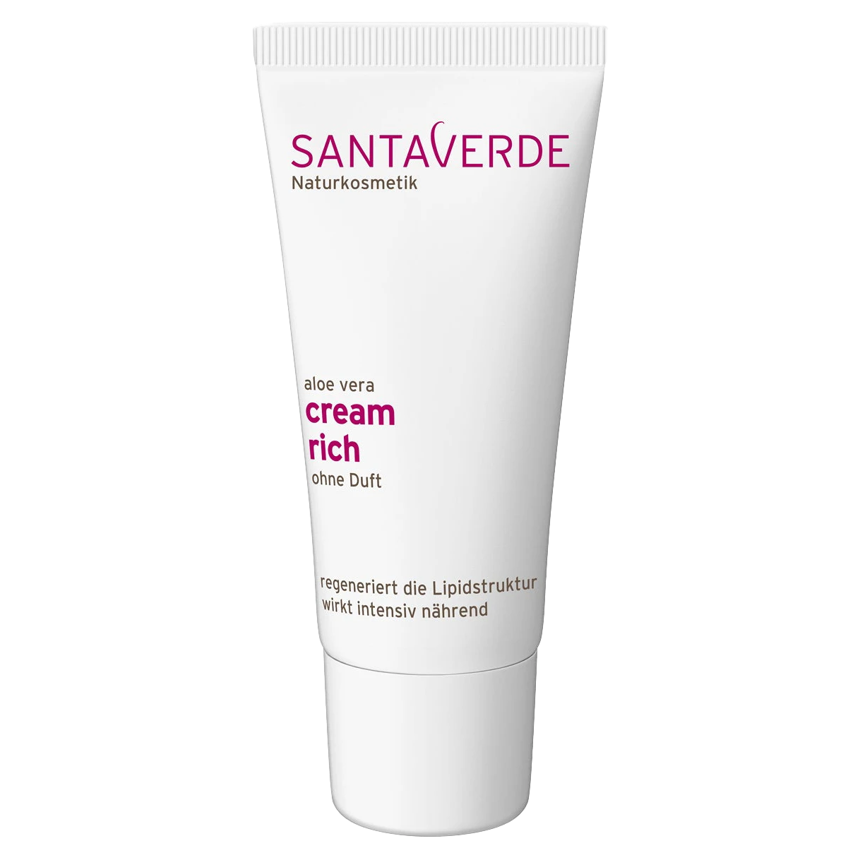 Aloe Vera Creme rich ohne Duft 30ml Santaverde