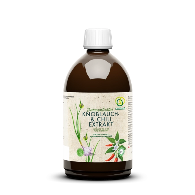 Fermentierter Knoblauch- und Chiliextrakt 500ml Multikraft