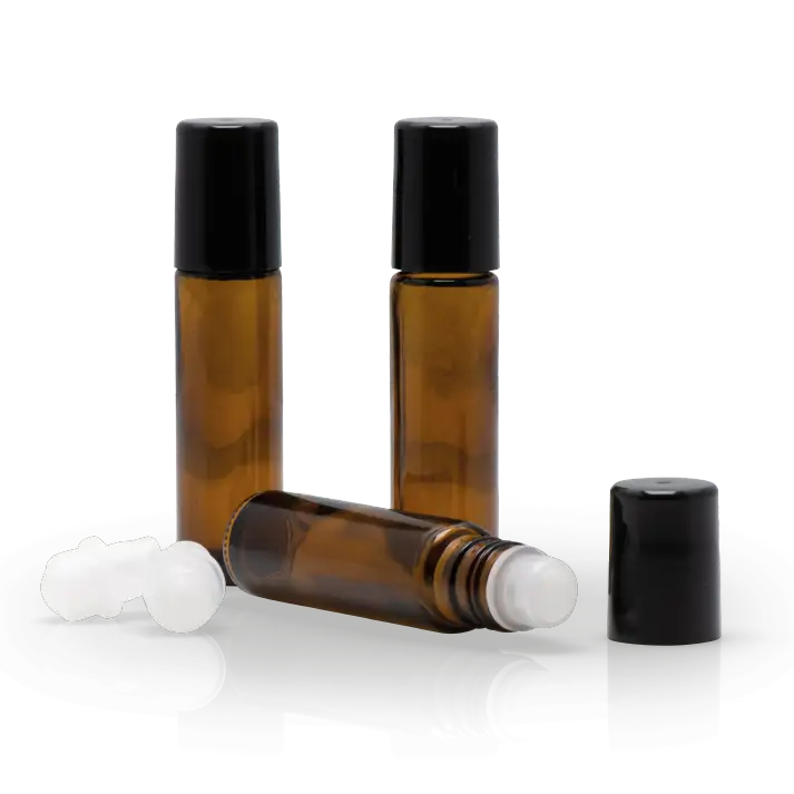 Braunglas Roll-on 10ml 3Stk Farfalla