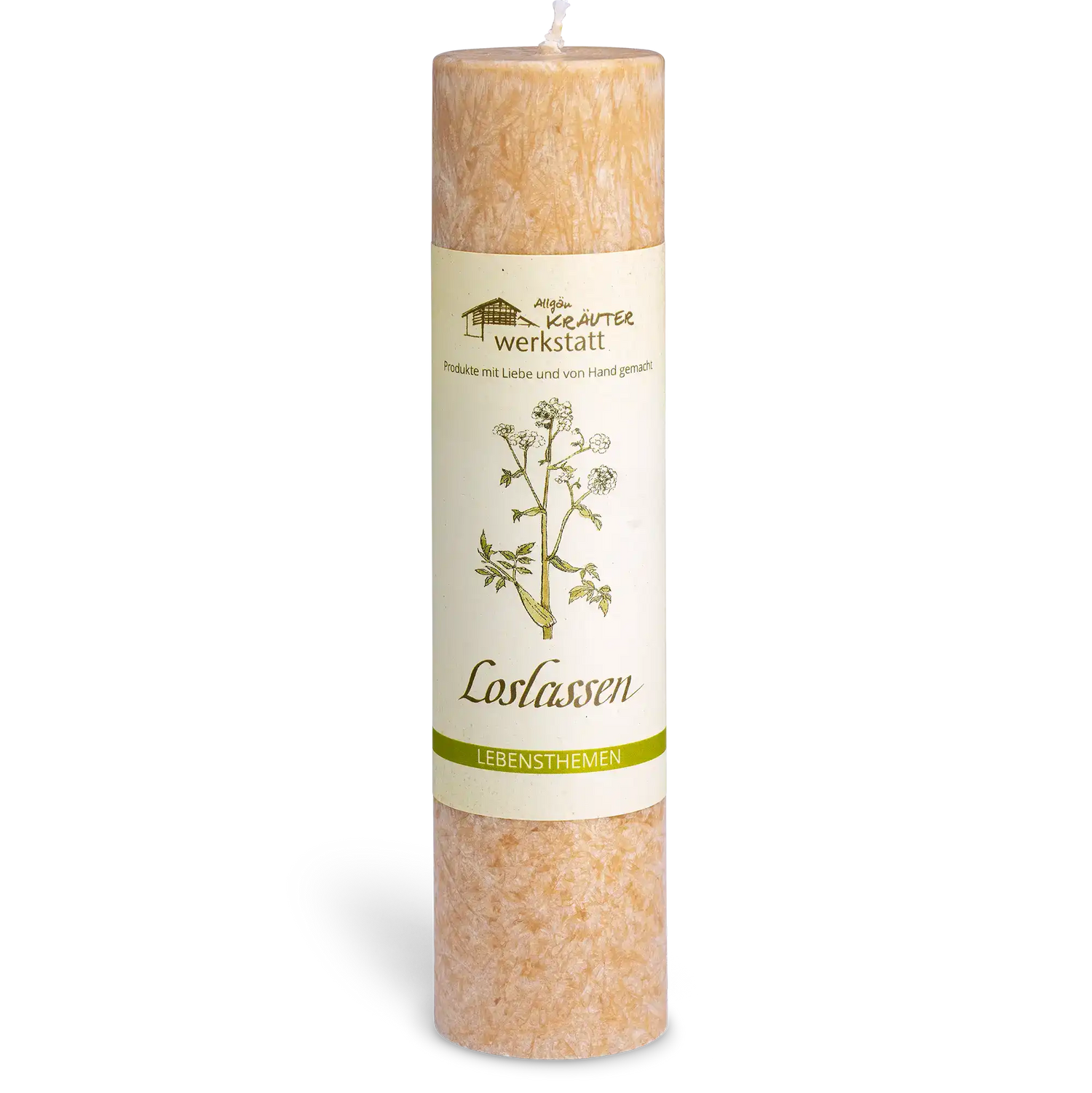 Loslassen Allgäuer Heilkräuter-Kerze Allgäuer Kräuterwerkstatt