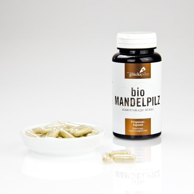 Mandelpilz bio Pulverkapseln 120 Stk. Tyroler Glückspilze