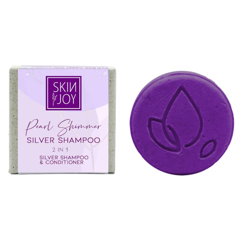 Pearl Shimmer Silver Shampoobar 2 in 1 50g Hautsinn