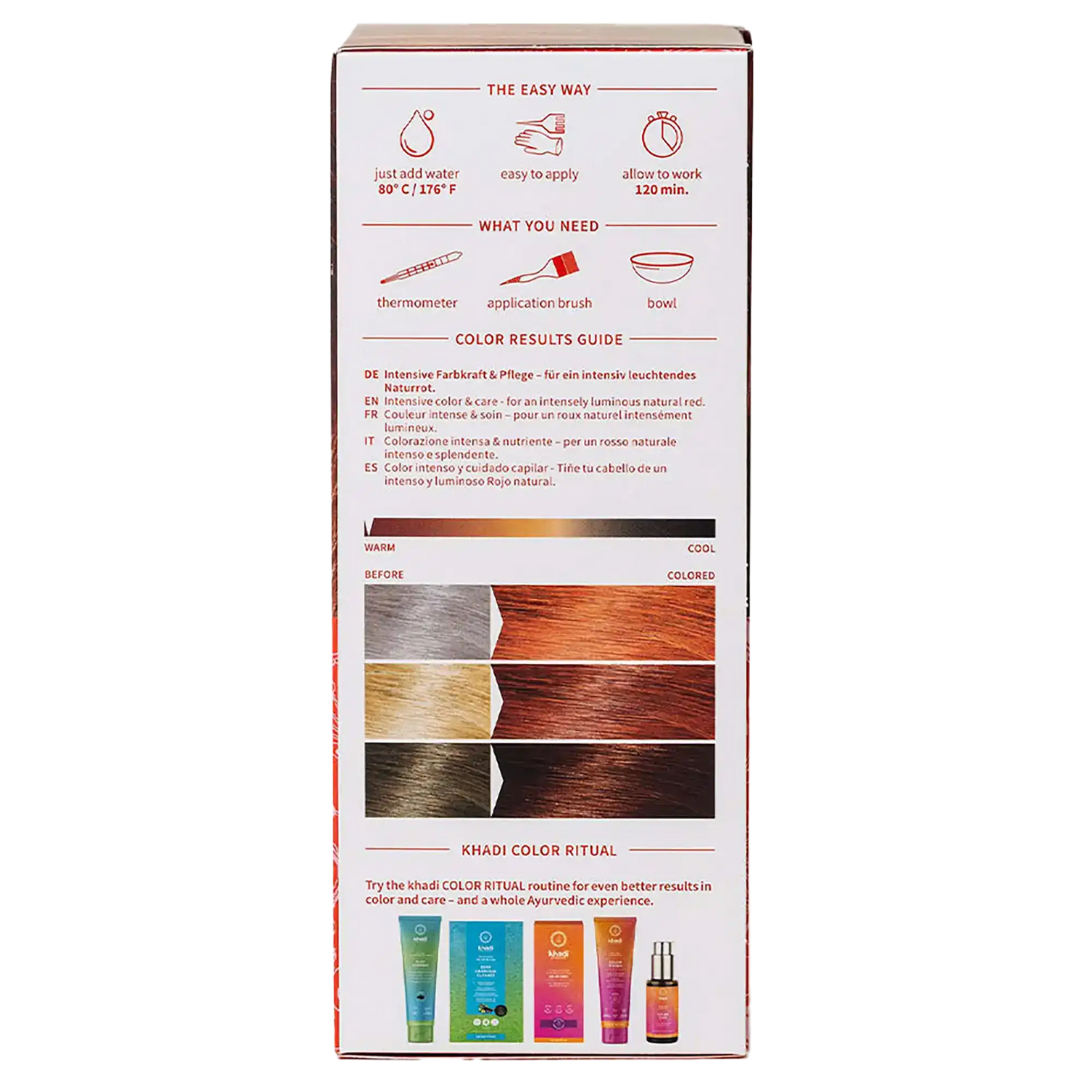 Henna rein Pflanzenhaarfarbe 100g Khadi