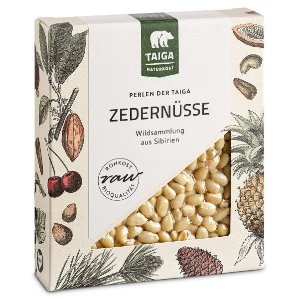 Zedernüsse sibirisch Rohkost 100g TAIGA Taiga