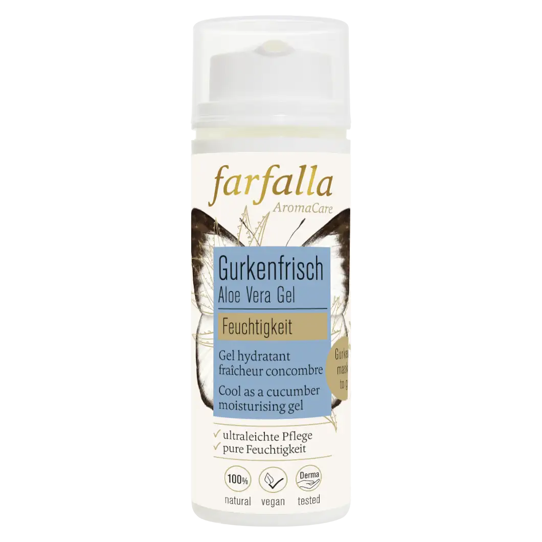 Aloe Vera Gel Gurke 50ml Farfalla