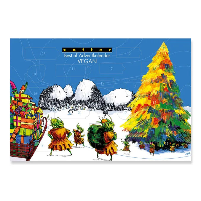 Best of Adventkalender vegan Zotter