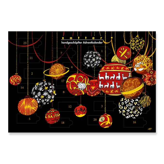 Adventkalender Handgeschöpft Zotter