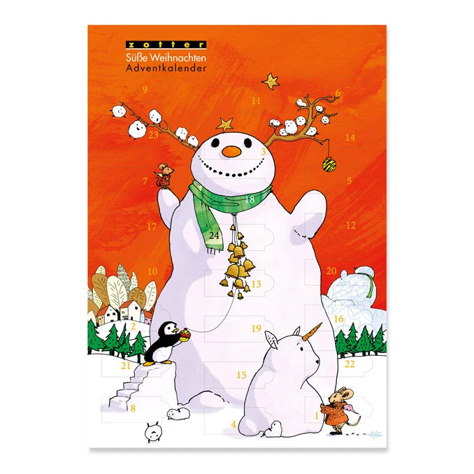 Adventkalender süsse Weihnachten Zotter