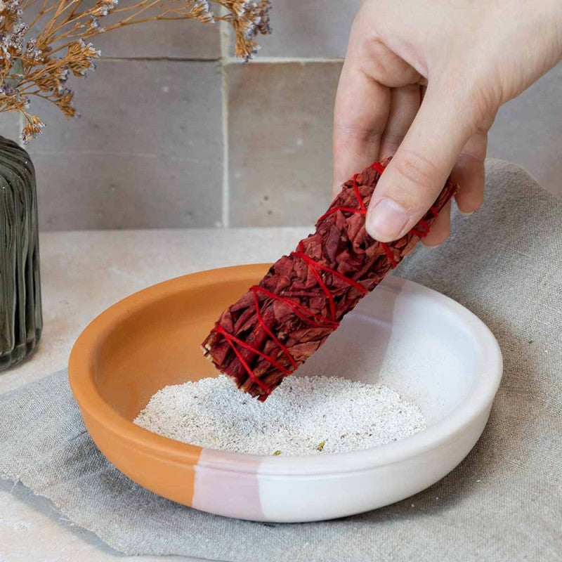 Weißer Salbei mit Drachenblut Räucherbündel