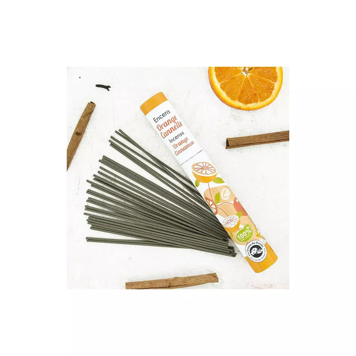 Orange Zimt Räucherstäbchen