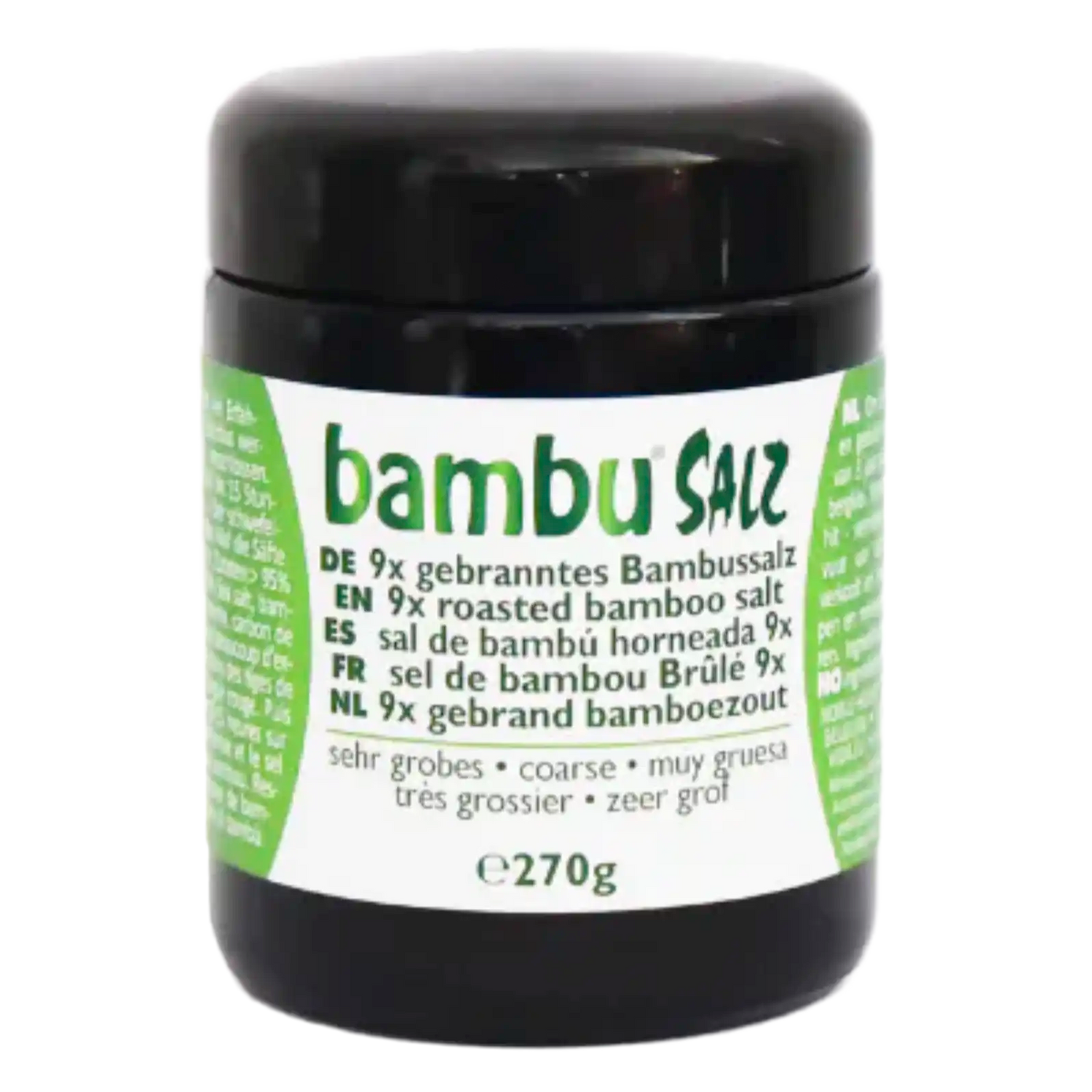Bambussalz 9x gebrannt sehr grob 270g