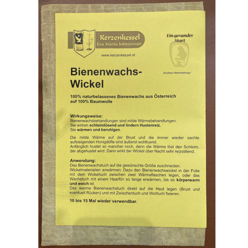 Bienenwachswickel klein