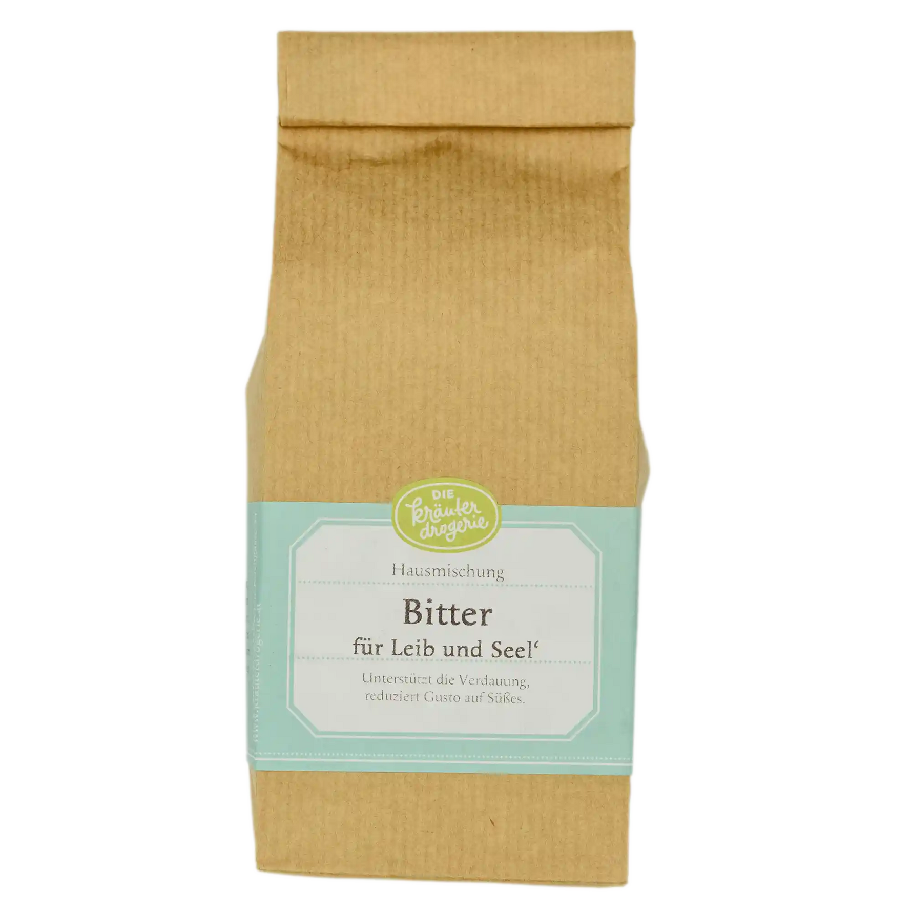Bitter für Leib und Seel Verpackung - 160g Die Kräuterdrogerie