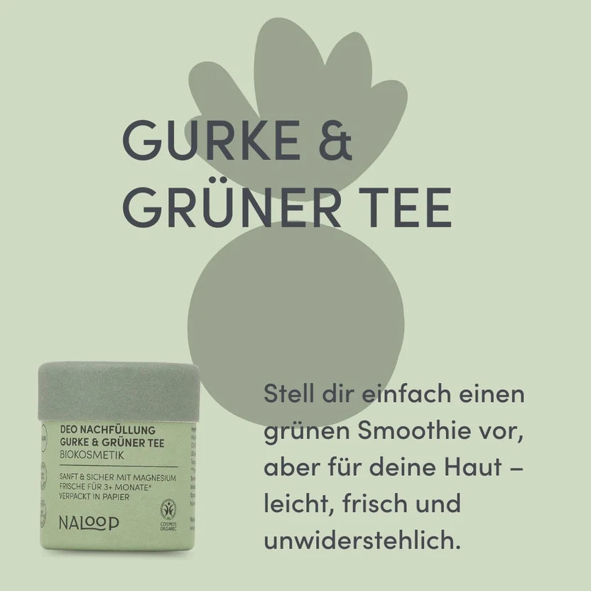 Deo Nachfüllung Gurke & Grüner Tee