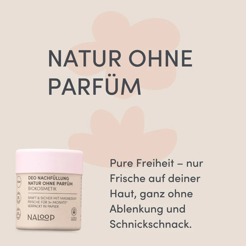 Deo Nachfüllung Natur ohne Parfum