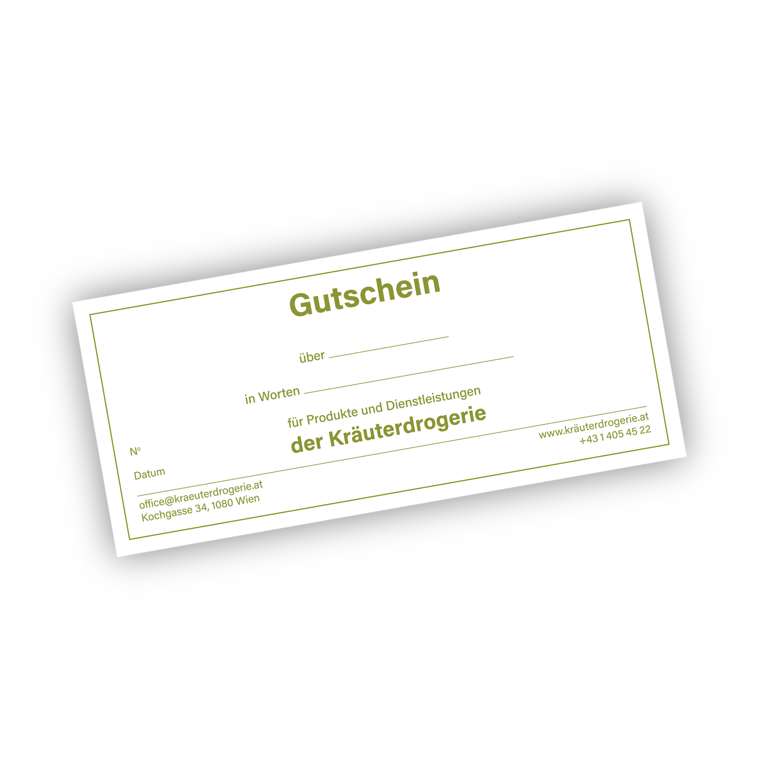 Gutschein Die Kräuterdrogerie