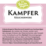 Kampfer Räucherwerk 20g Die Kräuterdrogerie