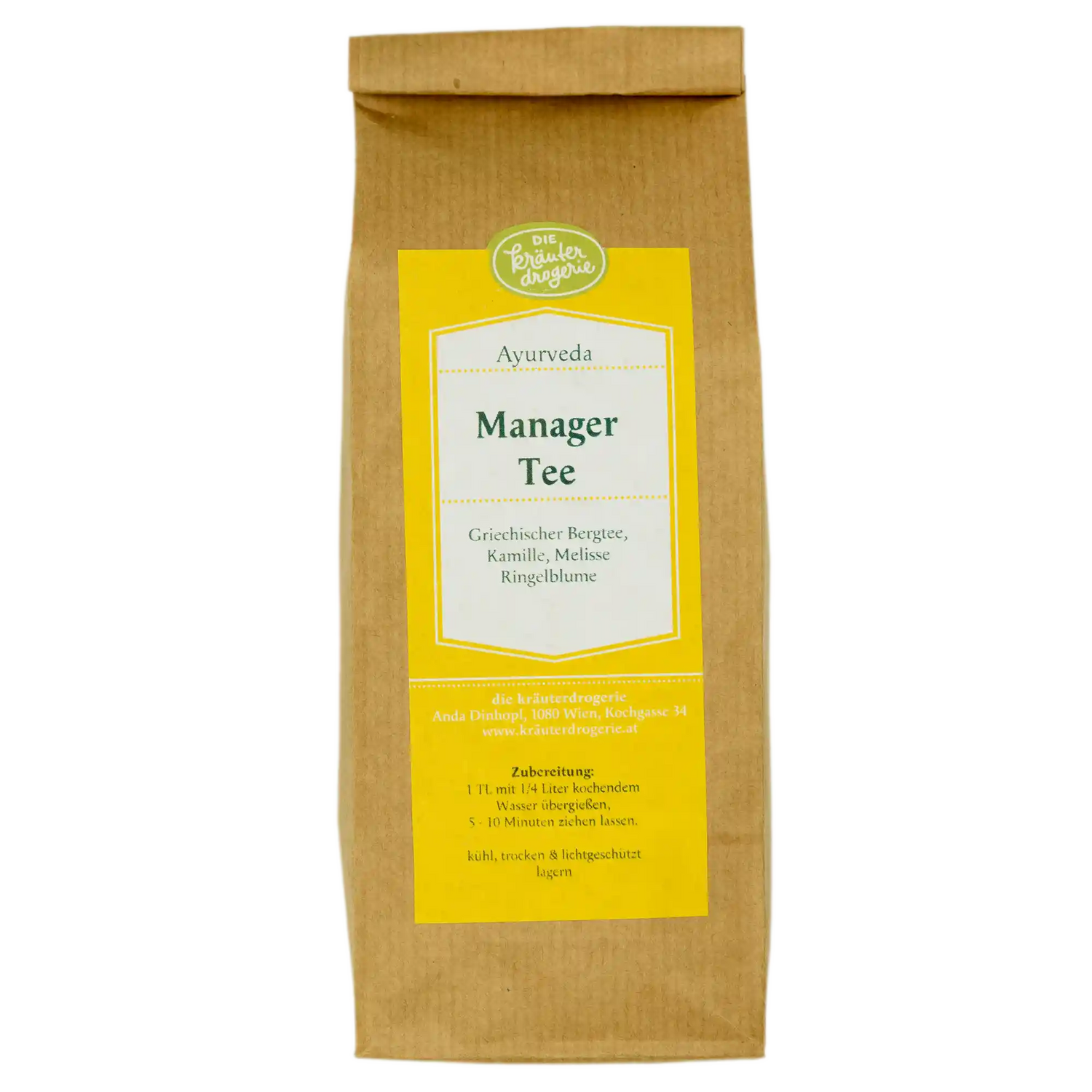 Manager:innentee - Verpackung - – 50g Die Kräuterdrogerie
