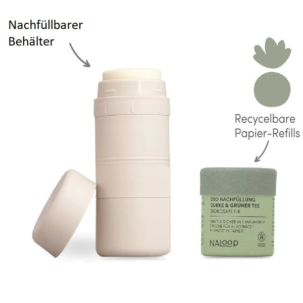 Deo inkl. Behälter Gurke & Grüner Tee
