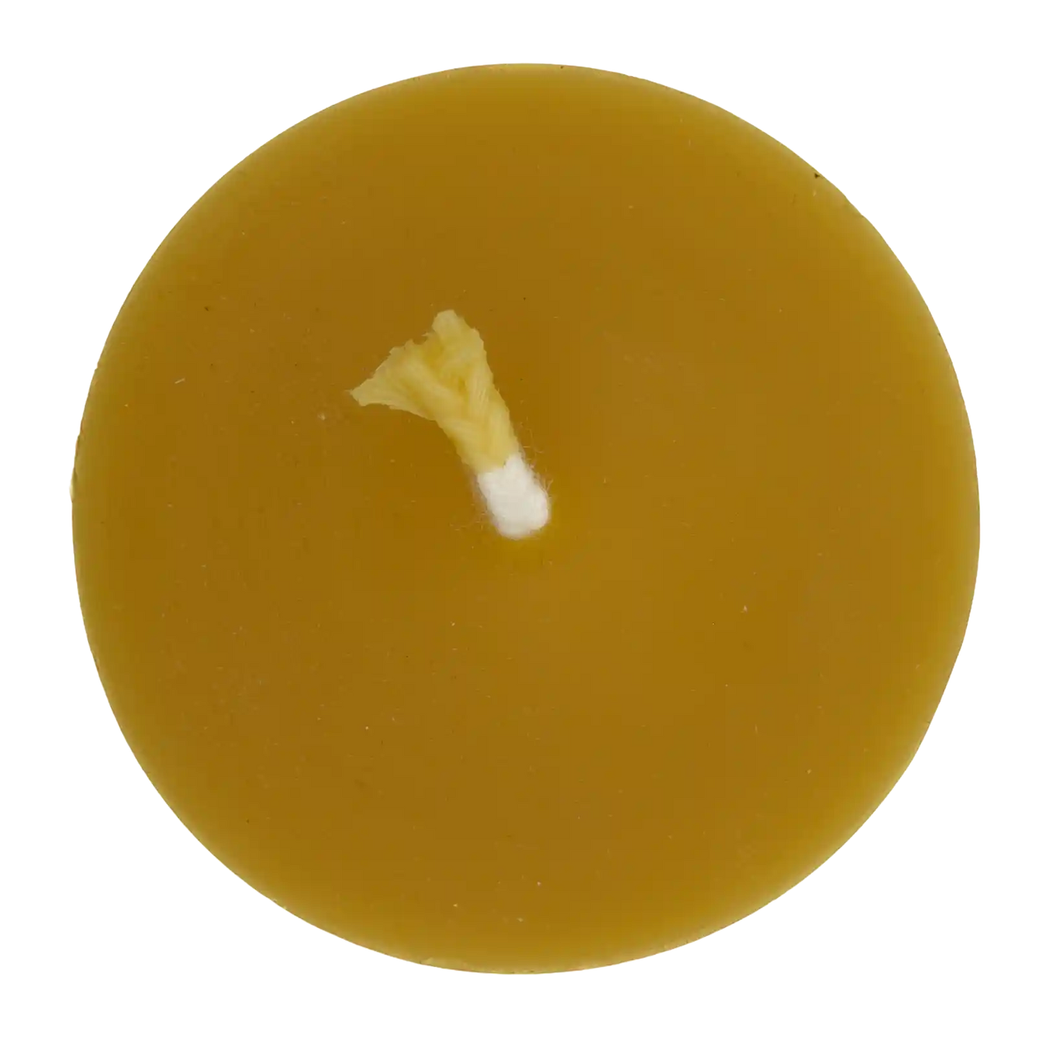 Beeswax candle pillar
